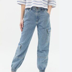 BDG Cargo Carla Joggers Jeans in Light Blue (worn twice) Urban Outfitters